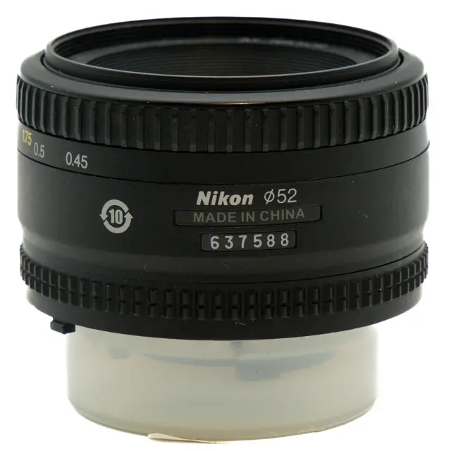 Nikon AF 50mm f/1.8 D Tilstand: 2 | Nikon F (FX) 