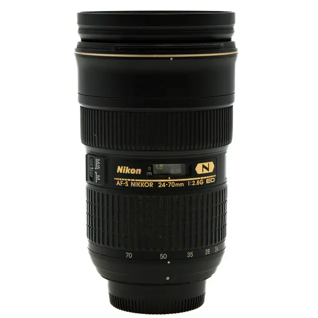 BRUKT Nikon AF-S 24-70mm f/2.8 G ED Tilstand: 3 | Nikon F (FX) 
