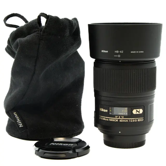 BRUKT Nikon AF-S Micro 60mm f/2.8 G ED Tilstand: 3 | Nikon F (FX) 