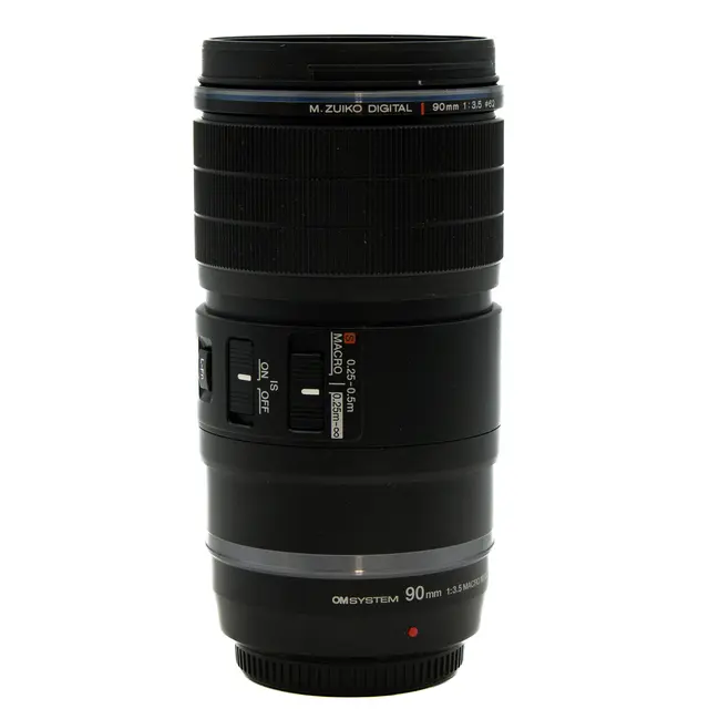 BRUKT OM SYSTEM ED 90mm f/3.5 IS PRO Tilstand: 2 | MFT 