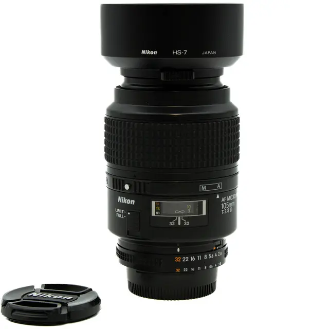 Nikon AF Nikkor 105mm f/2.8D Micro Tilstand: 3 | Nikon F (FX) 