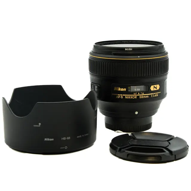 Nikon AF-S 58mm f/1.4 G Tilstand: 2 | Nikon F (FX) 
