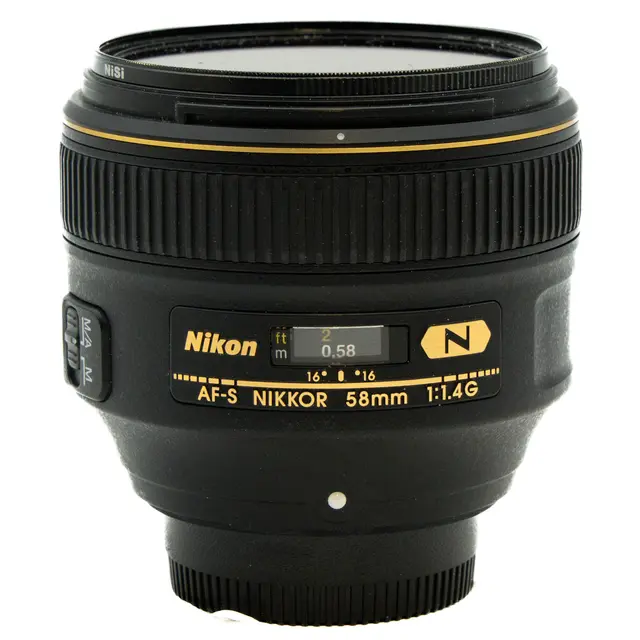 Nikon AF-S 58mm f/1.4 G Tilstand: 2 | Nikon F (FX) 