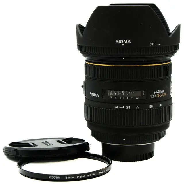 Sigma 24-70mm f/2.8 EX DG HSM Tilstand: 3 | Nikon F (FX) 
