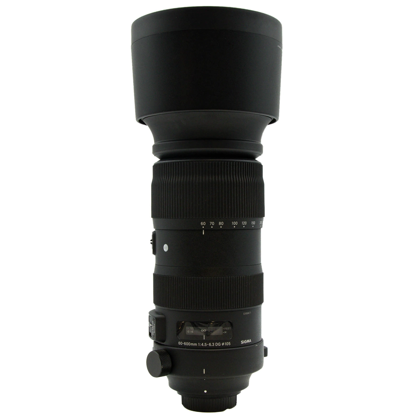 Sigma 60-600mm f/4.5-6.3 DG OS S Tilstand: 3 | Nikon F (FX)