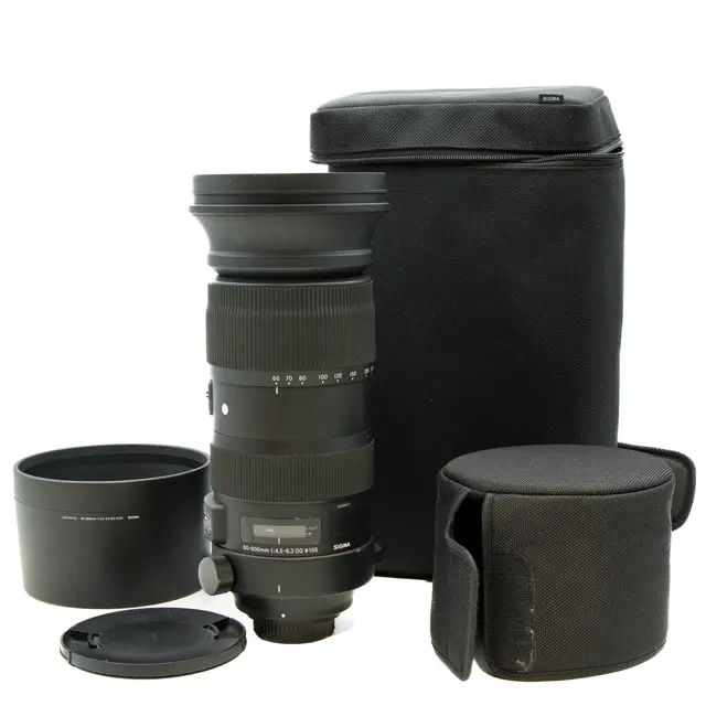 Sigma 60-600mm f/4.5-6.3 DG OS S Tilstand: 3 | Nikon F (FX) 