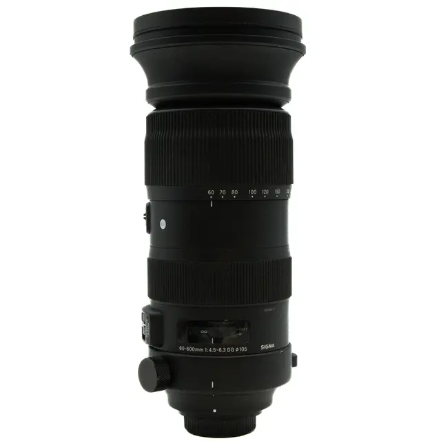 Sigma 60-600mm f/4.5-6.3 DG OS S Tilstand: 3 | Nikon F (FX) 