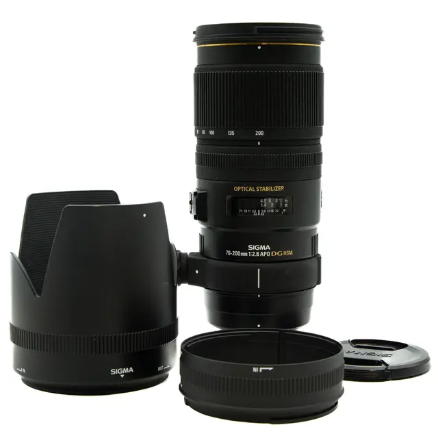 Sigma 70-200mm f/2.8 APO DG HSM OS Tilstand: 3 | Nikon F (FX) 