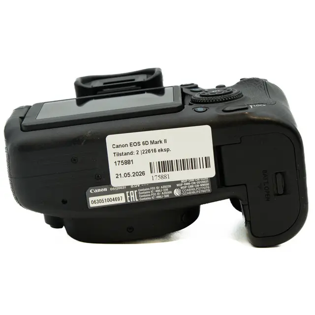 Canon EOS 6D Mark II Tilstand: 2 |22616 eksp. 