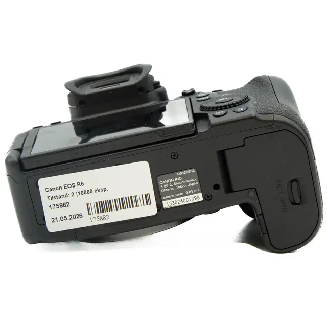 Canon EOS R6 Tilstand: 2 |10000 eksp. 