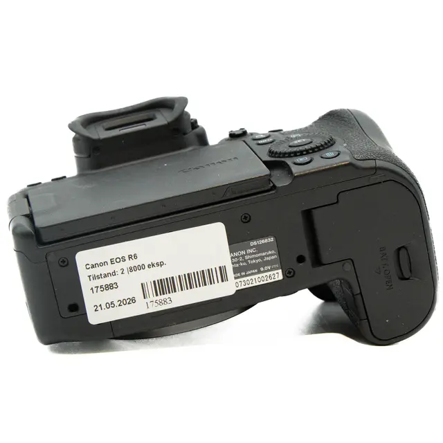 Canon EOS R6 Tilstand: 2 |8000 eksp. 