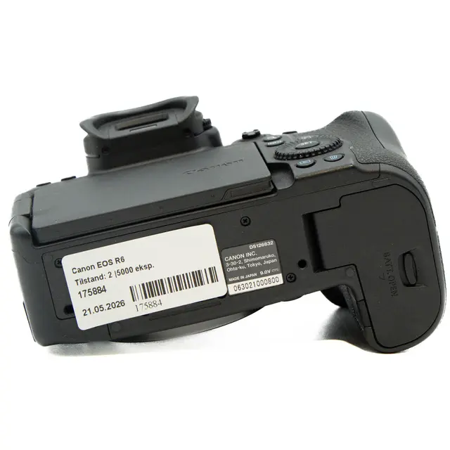 Canon EOS R6 Tilstand: 2 |5000 eksp. 