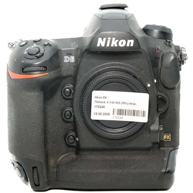 Nikon D6 Tilstand: 4 |144 955 (36%) eksp. 