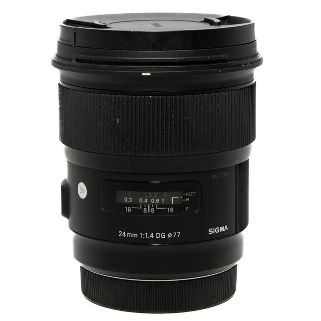 Sigma 24mm f/1.4 DG HSM Art Canon EF Tilstand: 2 | Canon EF 