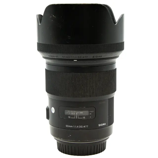 Sigma 50mm f/1.4 DG HSM Art Canon EF Tilstand: 4 | Canon EF 