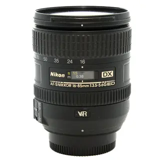 Nikon AF-S DX 16-85mm f/3.5-5.6 G ED VR Tilstand: 2 | Nikon F