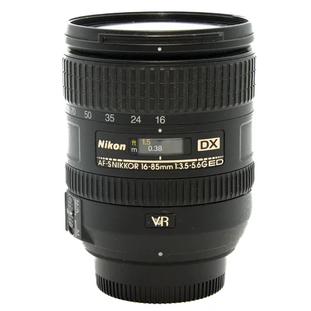 Nikon AF-S DX 16-85mm f/3.5-5.6 G ED VR Tilstand: 2 | Nikon F 