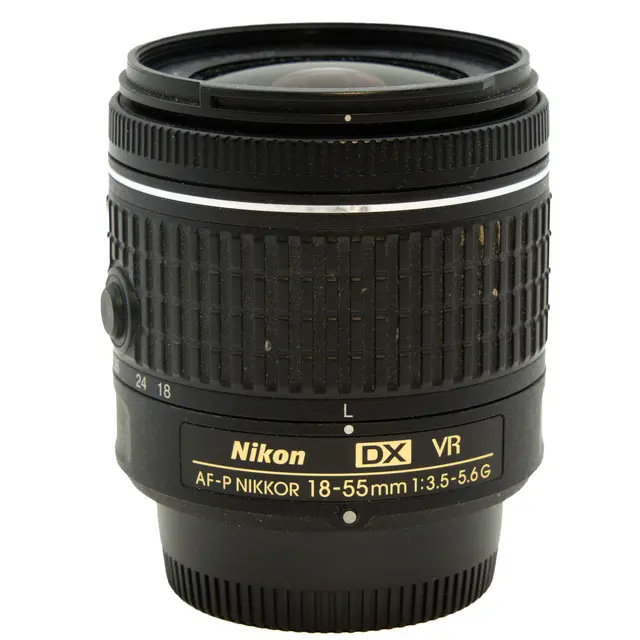 Nikon AF-P DX 18-55mm f/3.5-5.6 VR F Tilstand: 3 | Nikon F 