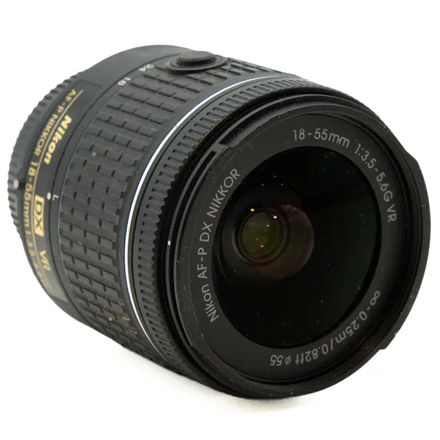 Nikon AF-P DX 18-55mm f/3.5-5.6 VR F Tilstand: 3 | Nikon F 