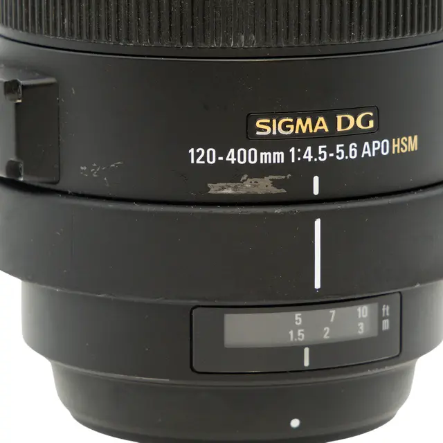 Sigma 120-400mm f/4.5-5.6 APO DG OS F Tilstand: 3 | Nikon F 