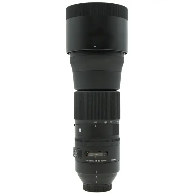 Sigma 150-600mm f/5-6.3 DG OS HSM C - F Tilstand: 3 | Nikon F 
