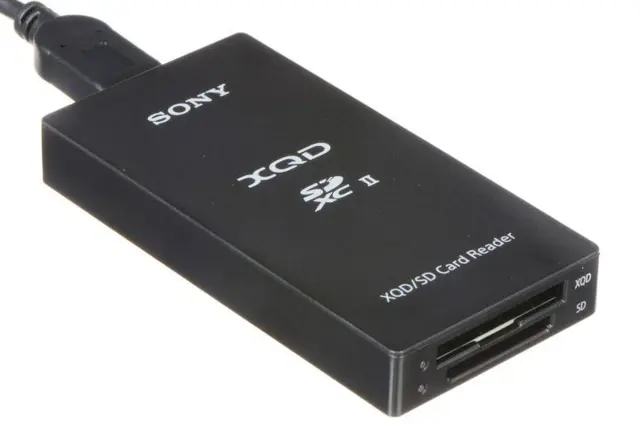 Brukt Sony MRW-E90 XQD + SD Card Reader Kortleser for XQD og SD minnekort 