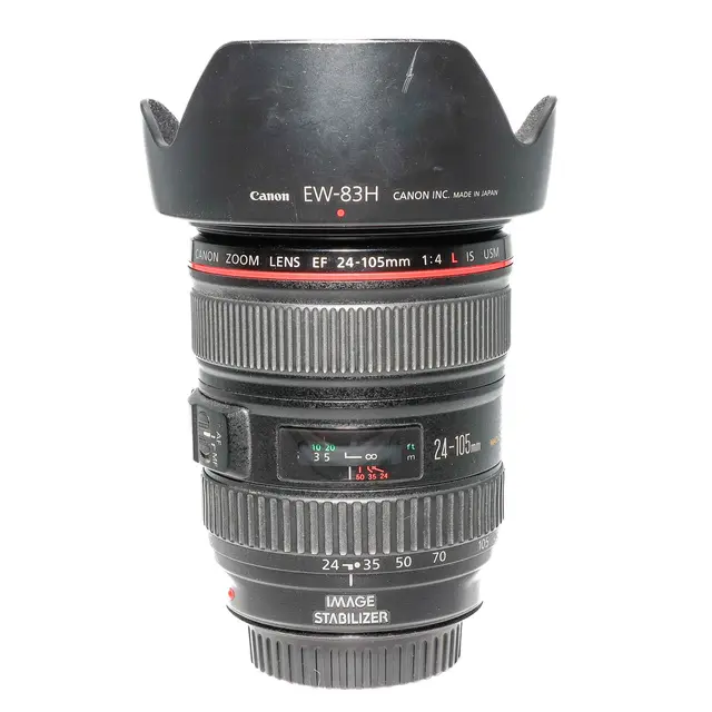 BRUKT Canon EF 24-105mm f/4 L IS USM Tilstand: 3 | Canon EF 