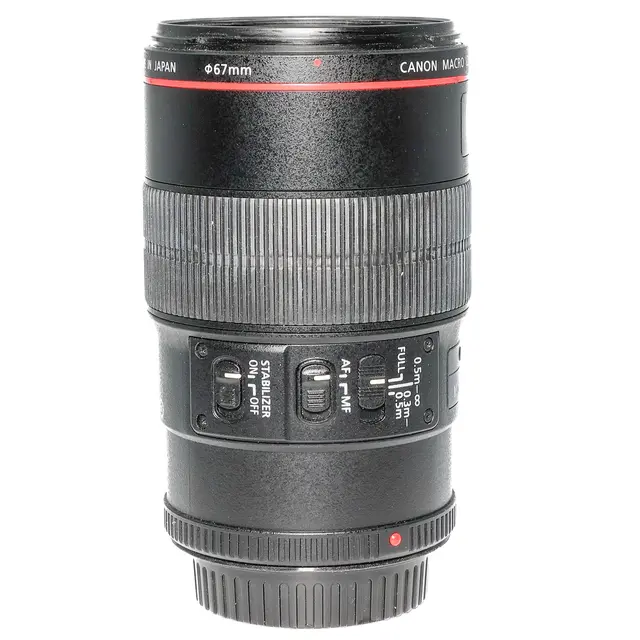 BRUKT Canon EF 100mm f/2.8L IS USM Macro Tilstand: 3 | Canon EF 