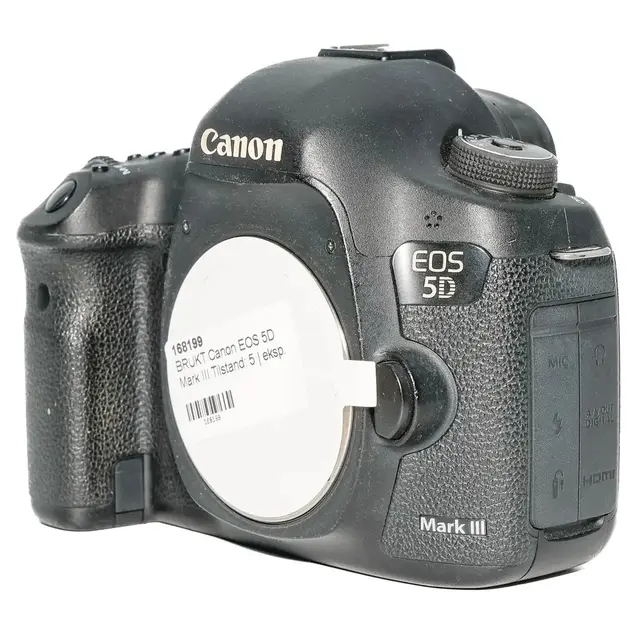 BRUKT Canon EOS 5D Mark III Tilstand: 5 | 431 840 eksp. (288%) 
