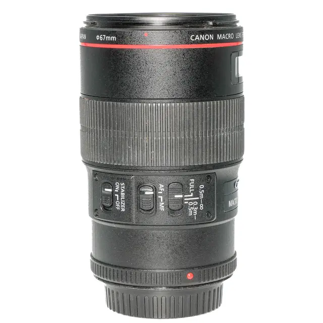 BRUKT Canon EF 100mm f/2.8L IS USM Macro Tilstand: 3 | Canon EF 