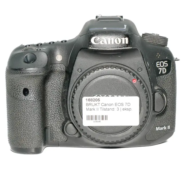 BRUKT Canon EOS 7D Mark II Tilstand: 3 | eksp. 