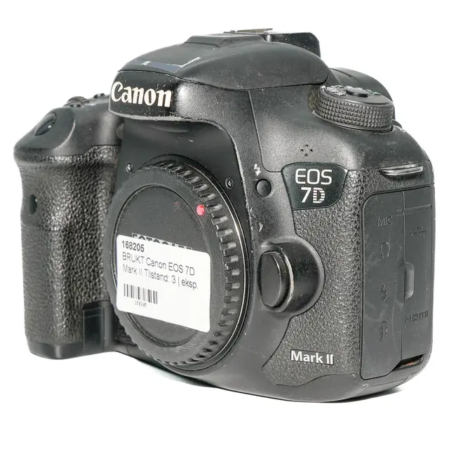 BRUKT Canon EOS 7D Mark II Tilstand: 3 | eksp. 