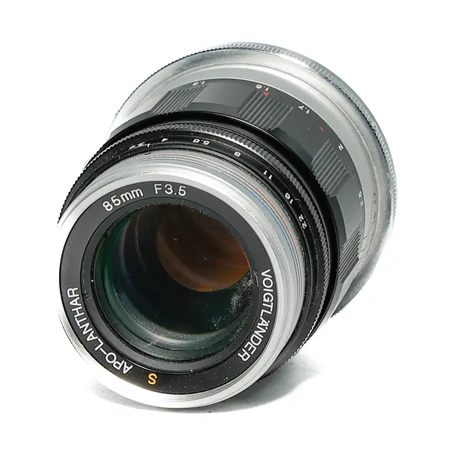 Brukt Voigtlander S85mm f3.5 APO-Lanthar Tilstand: 3 | Nikon S fatning 