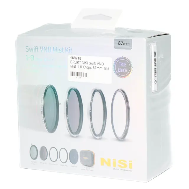 BRUKT NiSi Swift VND Mist 1-9 Stops 67mm Tilstand: 3 