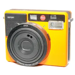 BRUKT Leica Sofort Instakamera Oransje Tilstand: 3 | eksp.