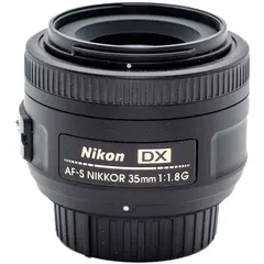 BRUKT Nikon AF-S 35mm 1.8 G DX Bruktsalg-Tilstand: 3