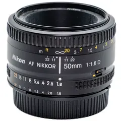 BRUKT Nikon AF 50mm f/1.8 D Bruktsalg-Tilstand: 3