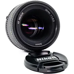 BRUKT Nikon AF 50mm f/1.8D Bruktsalg-Tilstand: 2