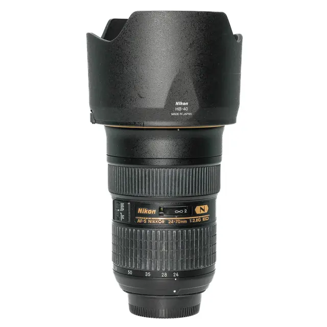 BRUKT Nikon AF-S 24-70mm f/2.8 G ED IF Tilstand: 3 | Nikon F 
