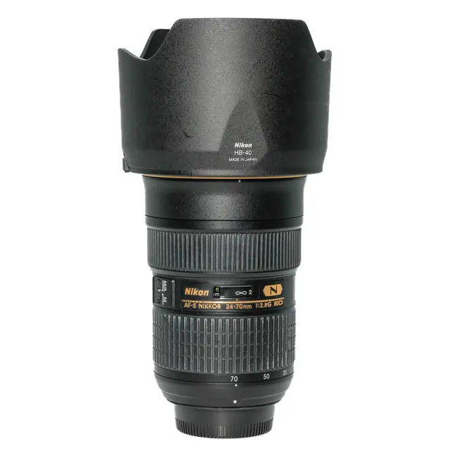 BRUKT Nikon AF-S 24-70mm f/2.8 G ED IF Tilstand: 3 | Nikon F 