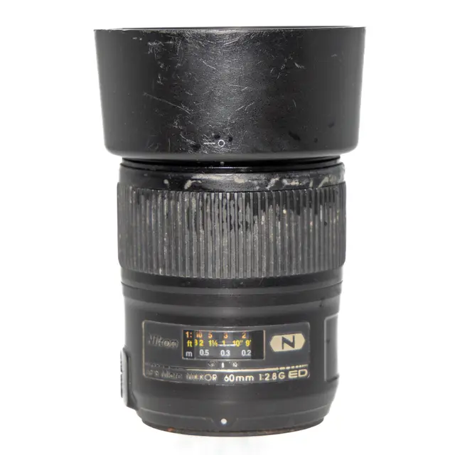 BRUKT Nikon AF-S Micro Nikkor 60mm f/2.8 Tilstand: 4 | Nikon F (FX) 