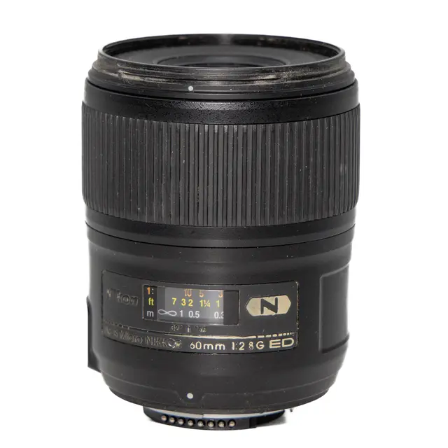 BRUKT Nikon AF-S Micro Nikkor 60mm f/2.8 Tilstand: 3 | Nikon F (FX) 
