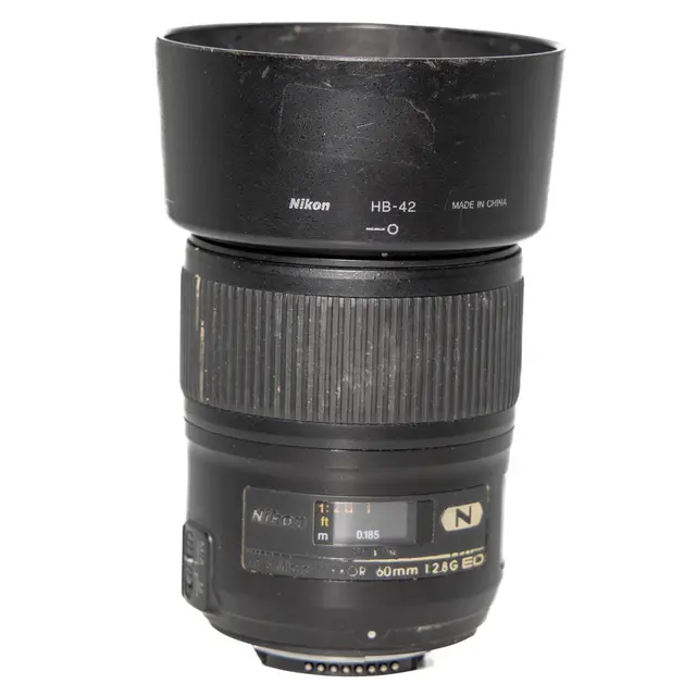 BRUKT Nikon AF-S Micro Nikkor 60mm f/2.8 Tilstand: 4 | Nikon F (FX) 