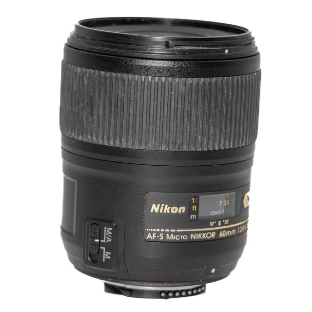 BRUKT Nikon AF-S Micro Nikkor 60mm f/2.8 Tilstand: 3 | Nikon F (FX) 