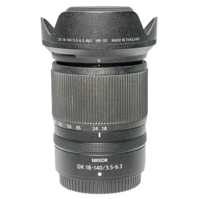 BRUKT Nikon Z DX 18-140mm f/3.5-6.3 VR Tilstand: 2 | Nikon Z 