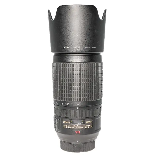 BRUKT Nikon AF-S 70-300mm f/4.5-5.6G VR Tilstand: 3 | Nikon F (FX) 