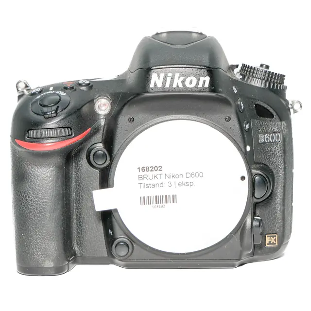 BRUKT Nikon D600 Tilstand: 3 | eksp. 