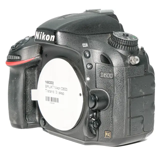 BRUKT Nikon D600 Tilstand: 3 | eksp. 