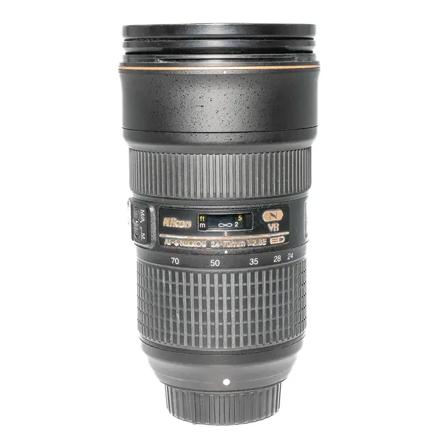 BRUKT Nikon AF-S  24-70mm f/2.8E ED VR Tilstand: 3 | Nikon F (FX) 