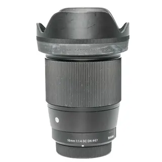 BRUKT Sigma 16mm f/1.4 DC DN C MFT Tilstand: 3 | MFT